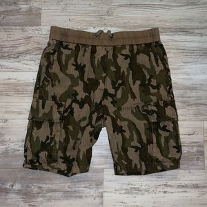 Womens James Perse Shorts | Ripstop Camo Cargo Short Sandstorm